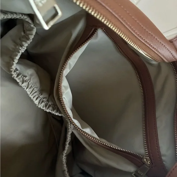 Brown Leather Baby Bag - Picture 2 of 10